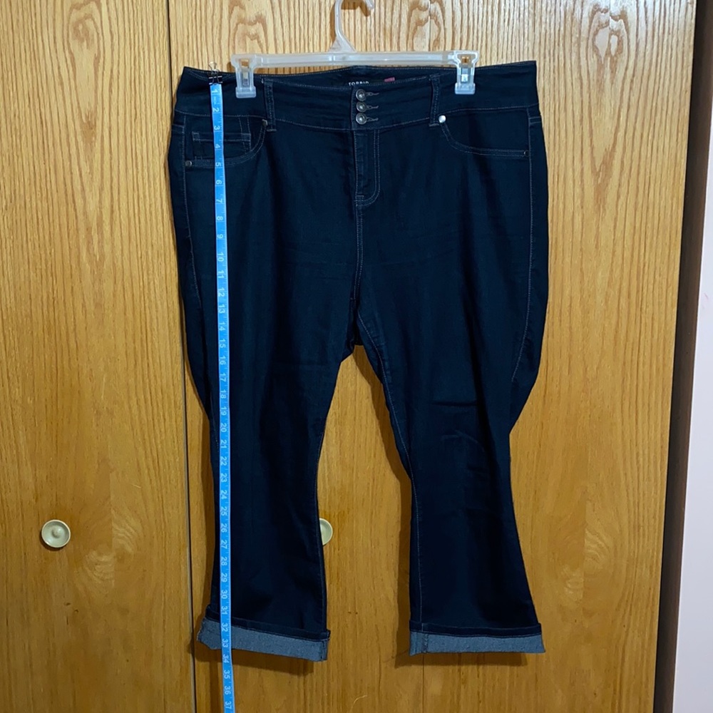 Torrid Dark Wash Boyfriend Style Jeans